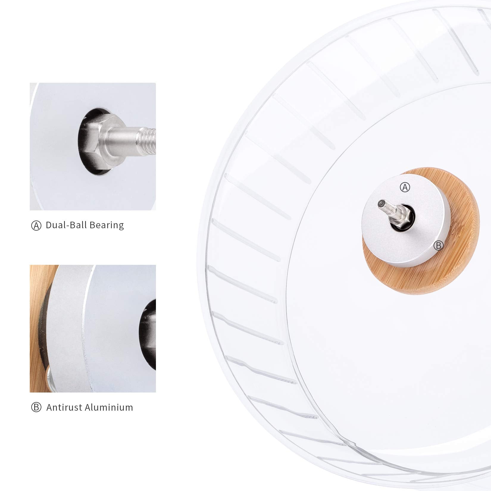 Niteangel cage-accessory for small pets adds enrichment and variety