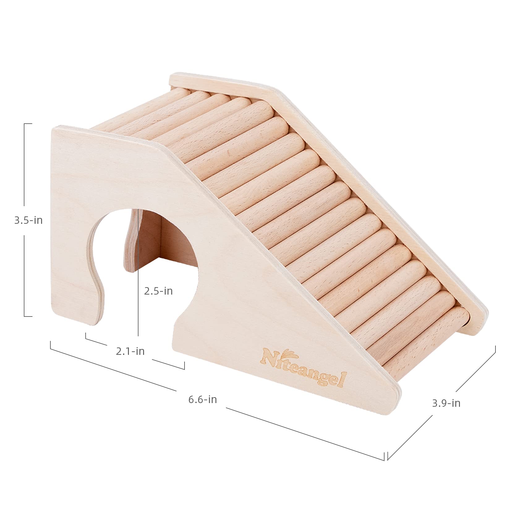 Niteangel cartoon-style hamster shelter adds playful visuals and cage variety
