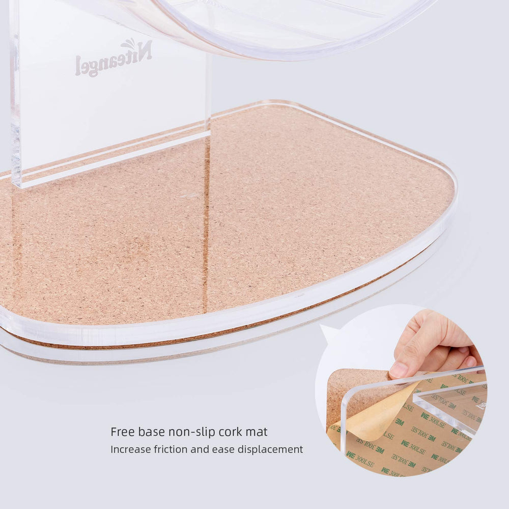 Niteangel compact 10-inch wheel fits small habitats without crowding.