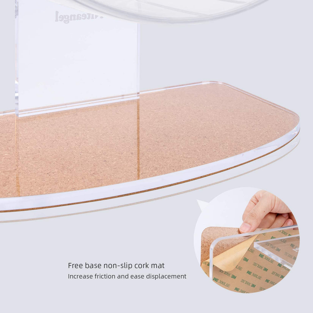 Niteangel compact height-adjustable design fits different setups.