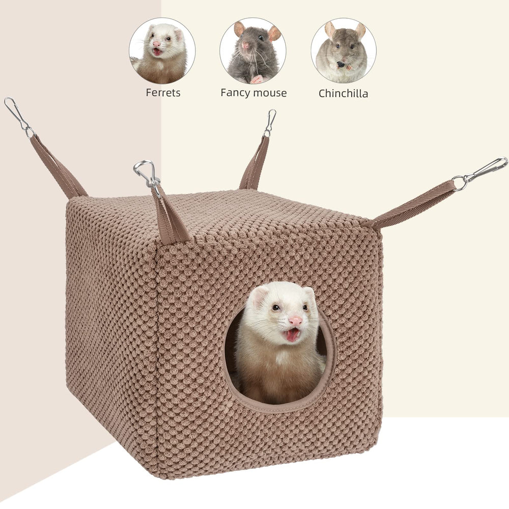 Niteangel Ferret Cozy Swing Hammock entrance diameter shown for broad access.