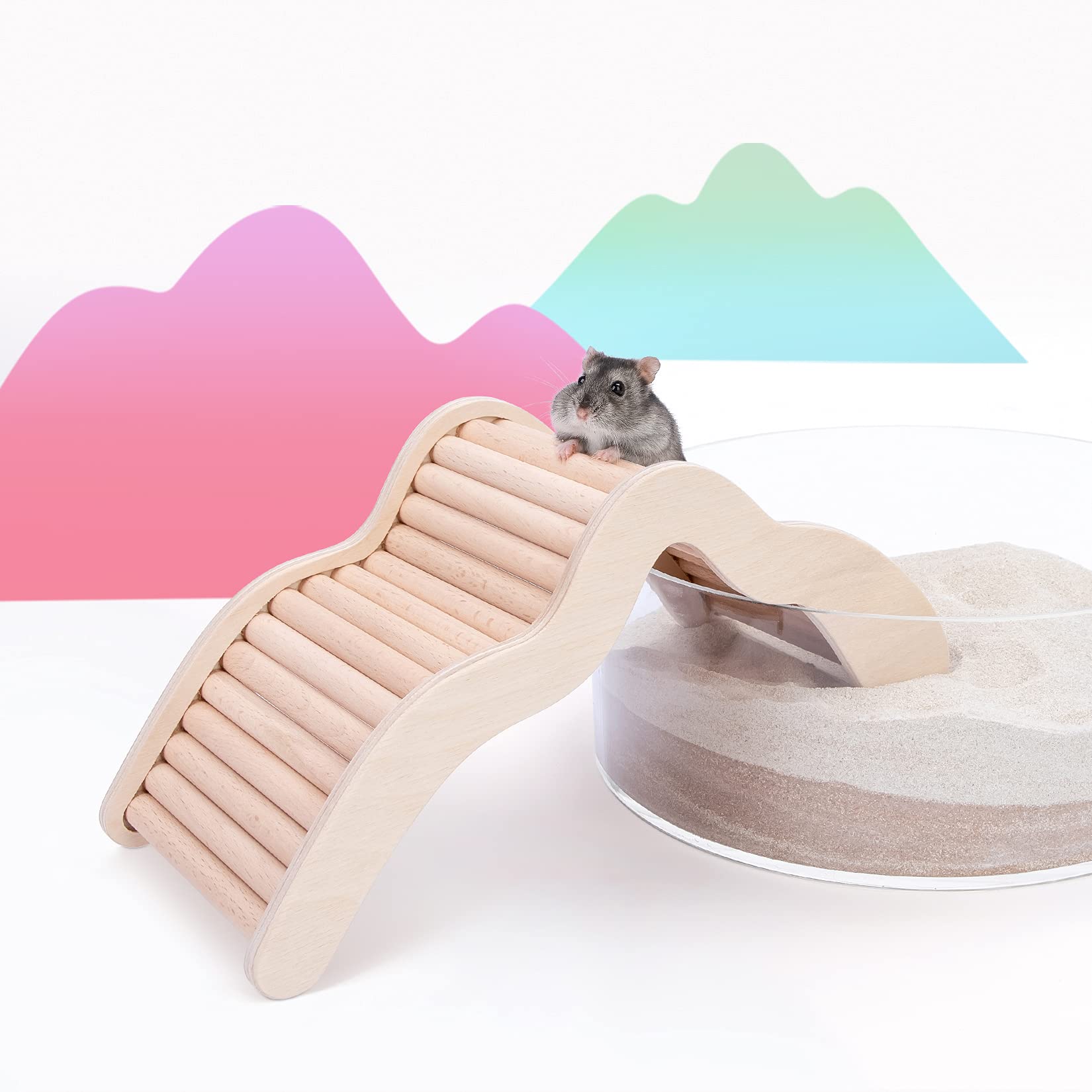 Niteangel habitat decor boosts space and enrichment for hamsters, gerbils, and similar pets.