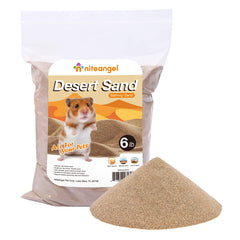 Niteangel hamster desert bath sand bag, natural and dust-free for simple grooming.