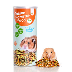 Niteangel premium-blend hamster food supports balanced nutrition for small pets.