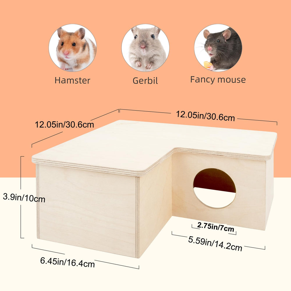 Niteangel hamster maze with removable lid for easy bedding checks