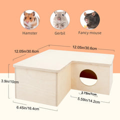 Niteangel hamster maze with removable lid for easy bedding checks