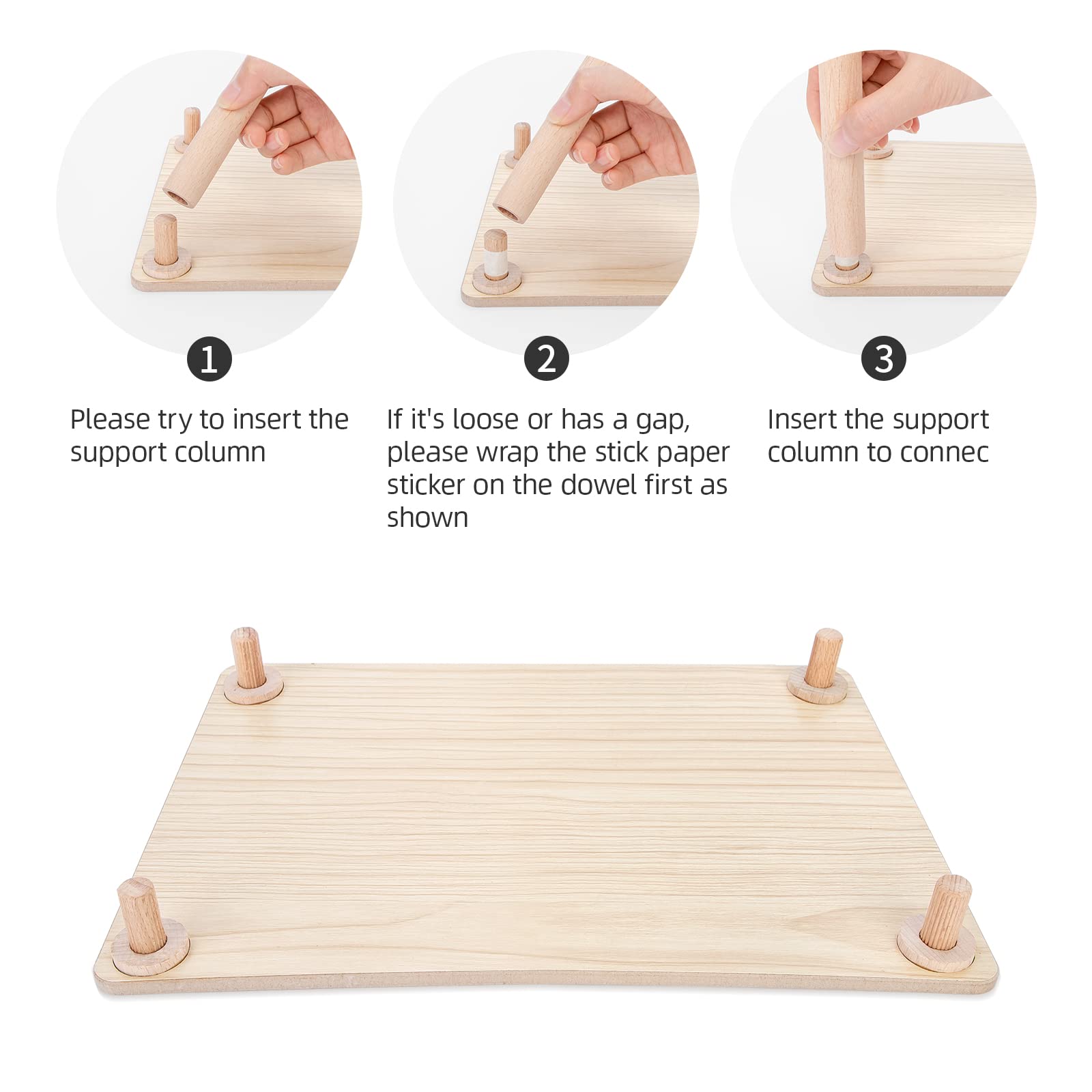 Niteangel Hamster Play wooden platform in use with a small pet