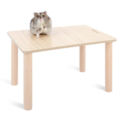 Niteangel Hamster Play wooden platform top view shows sturdy surface for climbing and nesting