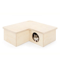 Niteangel multi-chamber hamster house maze three-room layout for cozy hideouts
