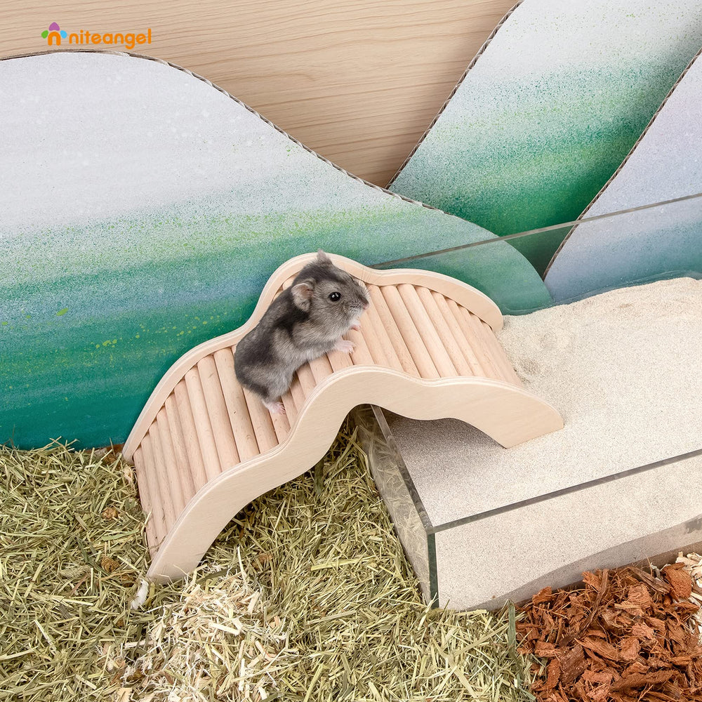 Niteangel multi-use accessory connects to sand bath box or platforms for habitat variety.