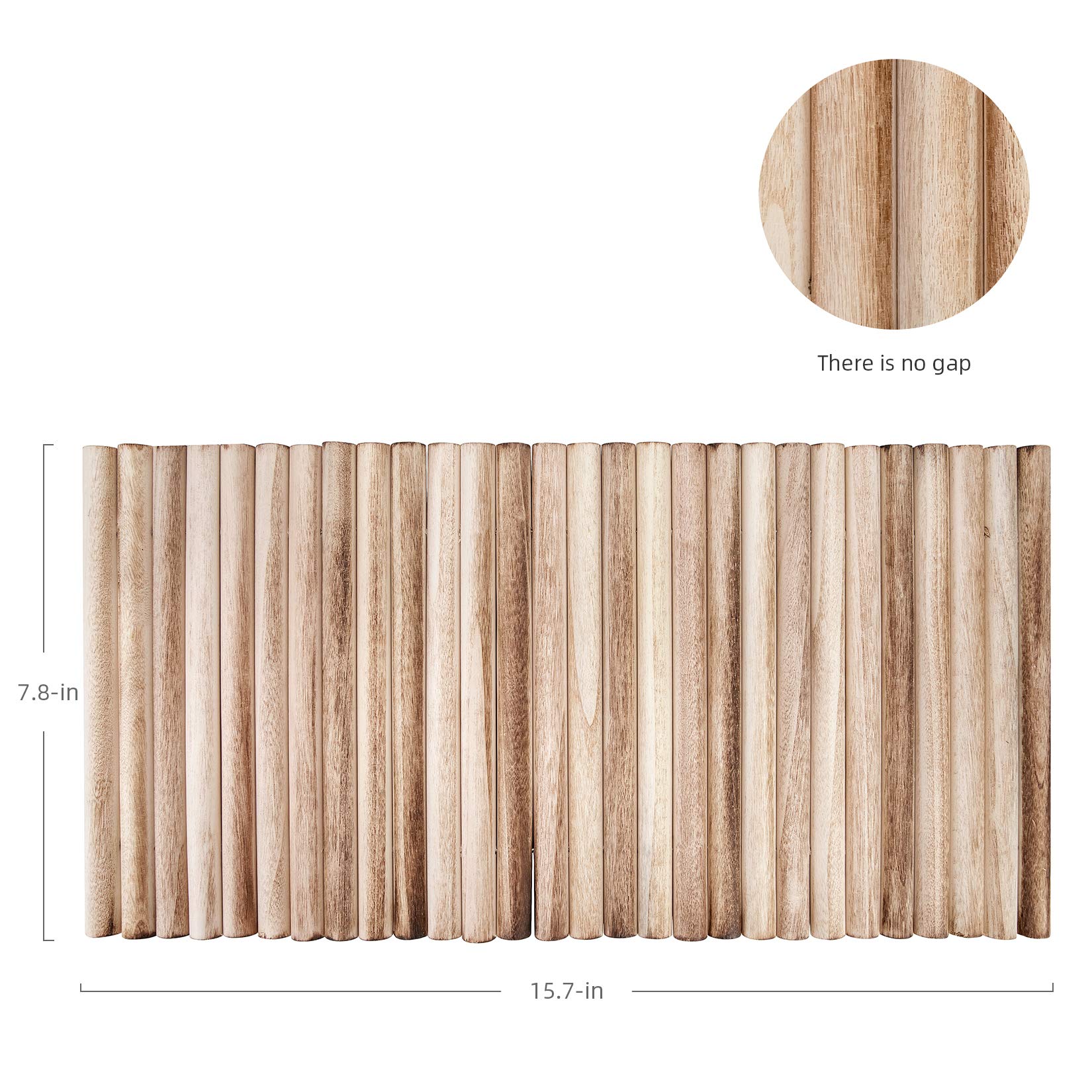 Niteangel non-gap poplar wood detail emphasizes smooth surfaces
