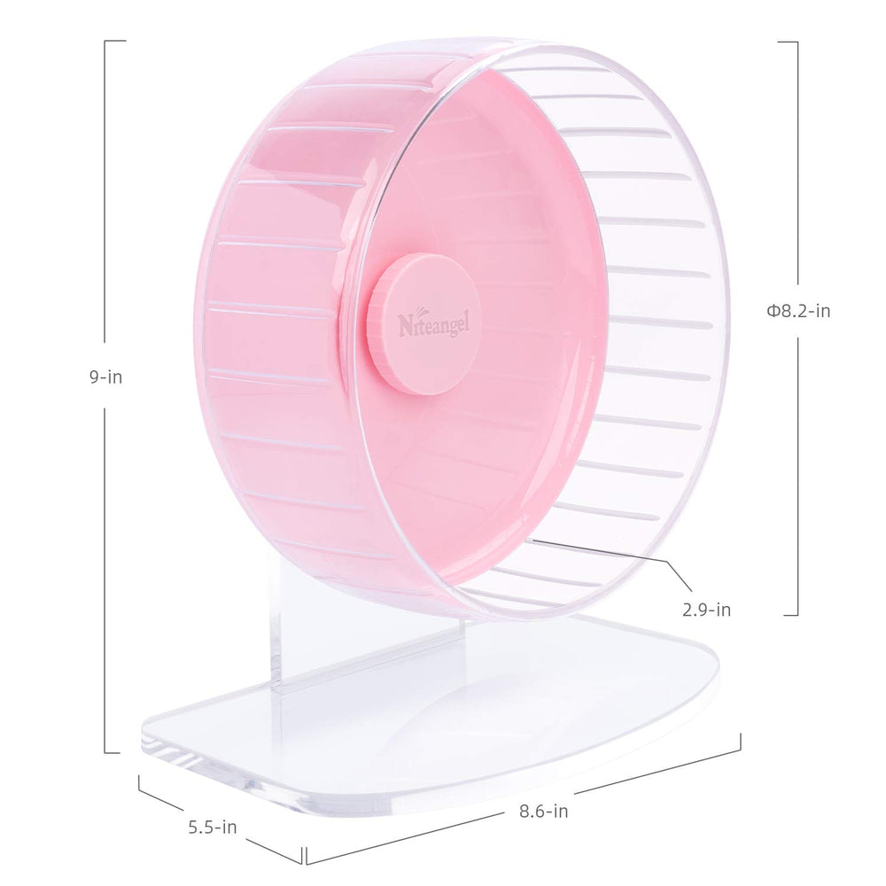 Niteangel pink wheel adds a cheerful touch to your pet's home.