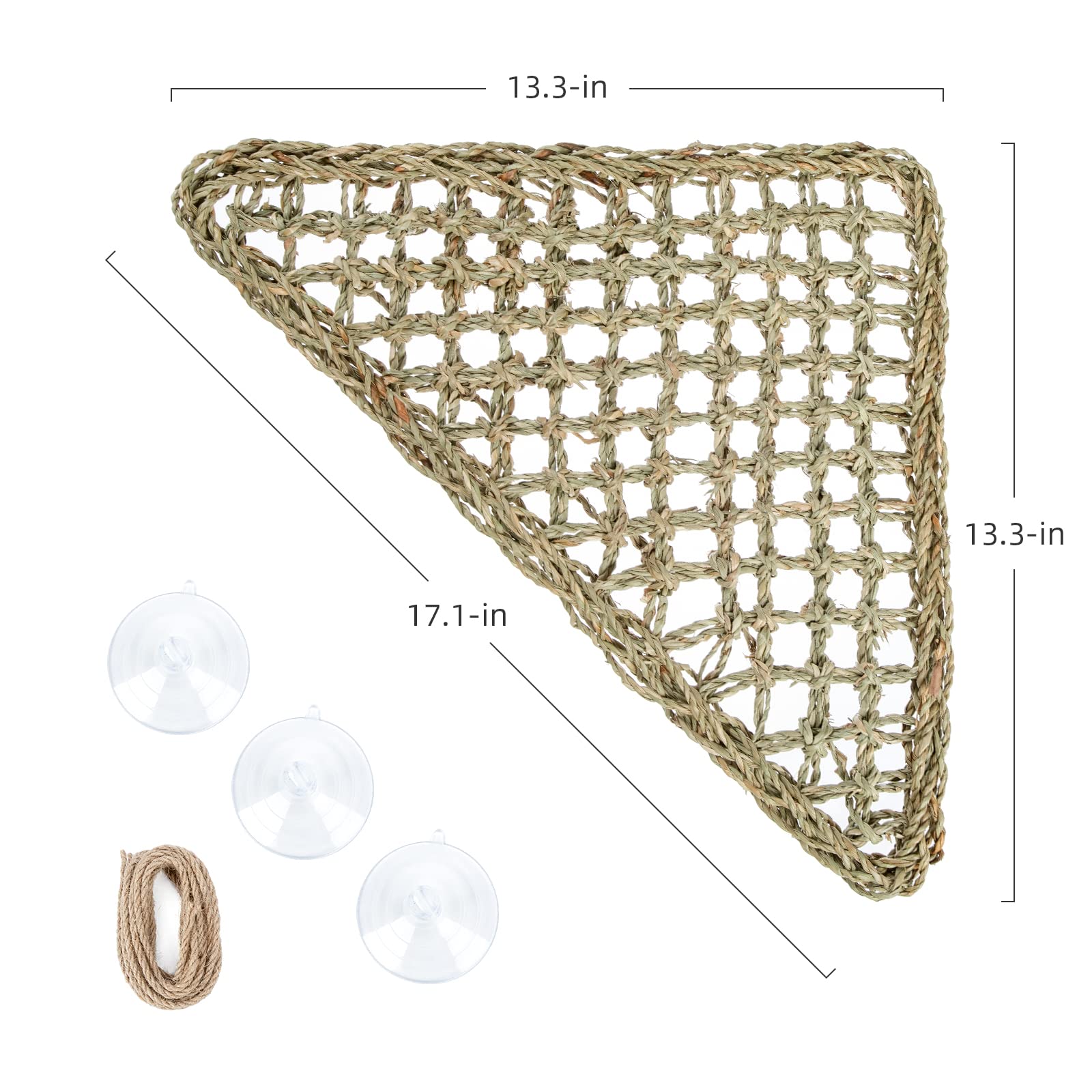 Niteangel reptile hammock close-up shows seaweed weave and soft texture.