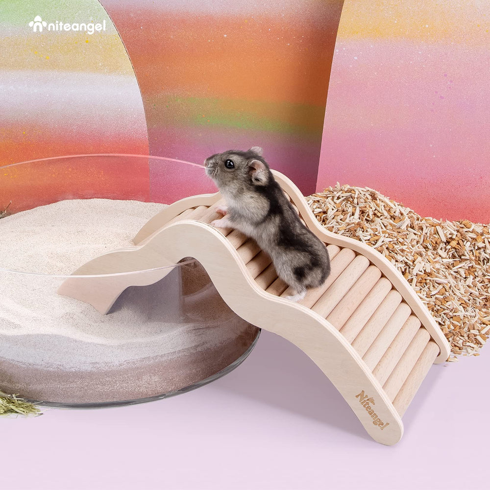 Niteangel secure groove design keeps ladder stable during busy play sessions.
