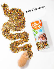 Niteangel Syrian-hamster-diet-balanced delivers wholesome growth for golden hamsters.