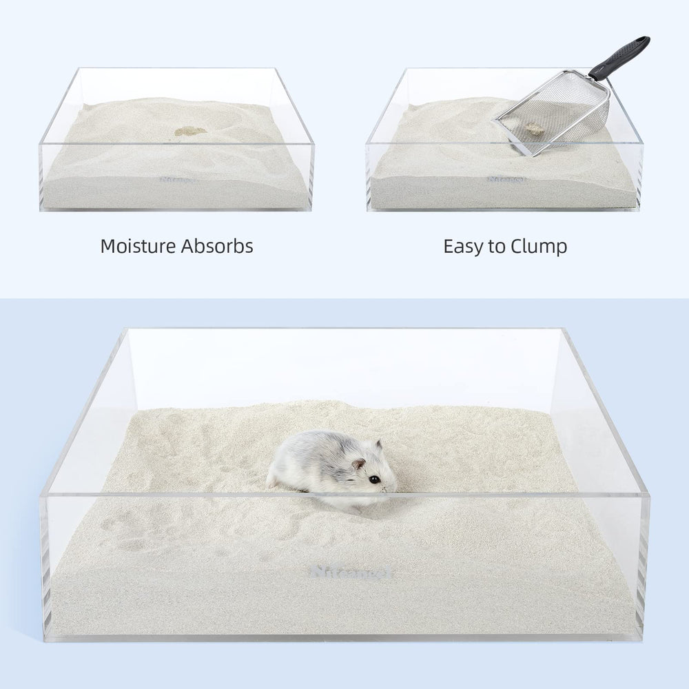Niteangel Training Litter Potty Sand close-up of fine particles designed for gentle grooming.