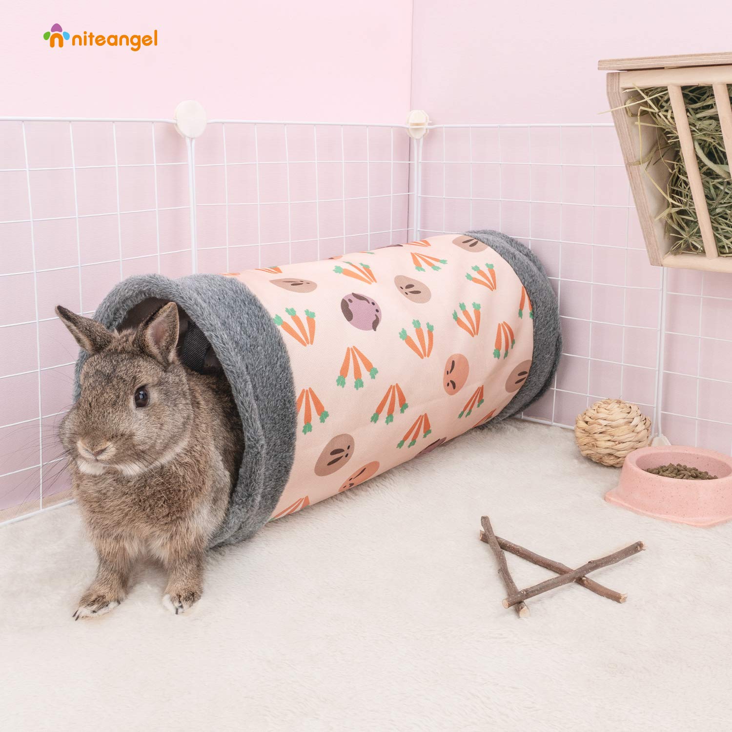 Niteangel tunnel for play and rest encourages hiding and active exploration