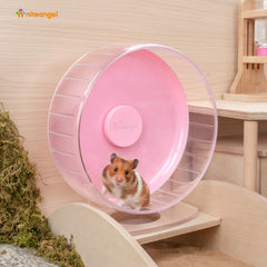 Niteangel adjustable-height stand wheel shown at different heights for easy mounting