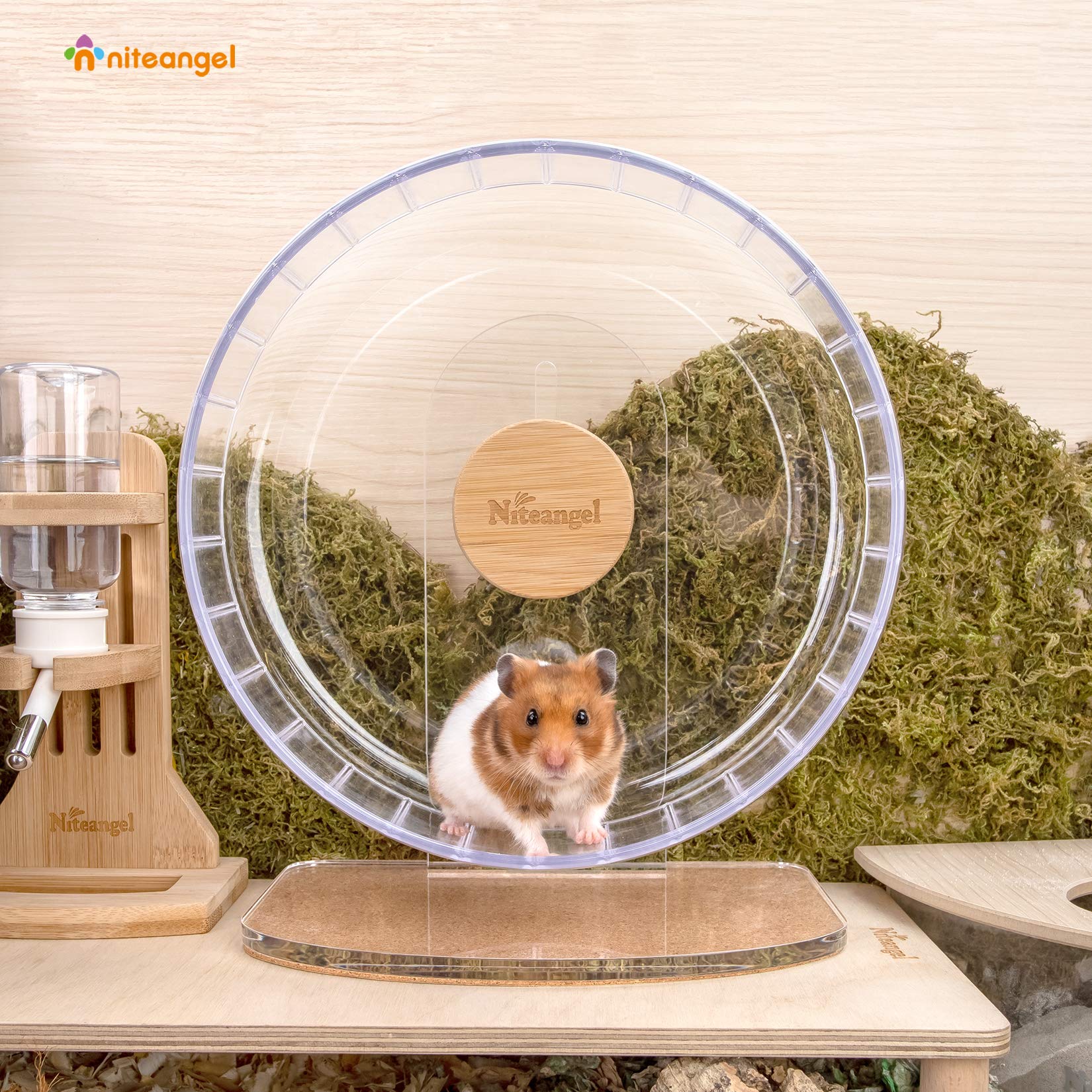 Niteangel wide running track provides comfortable posture for longer sessions.