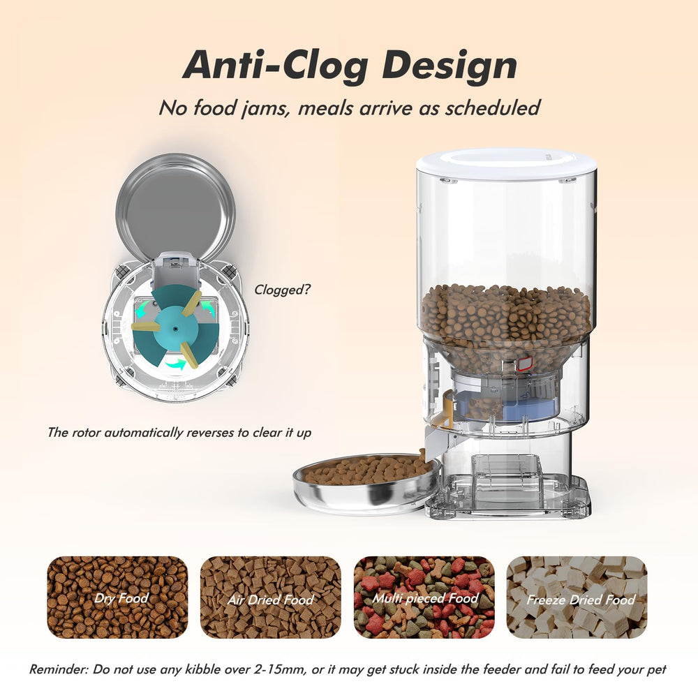 Nityers 5L capacity container shows clear food level at a glance.