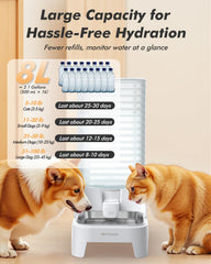 Nityers 8L gravity water dispenser in action provides steady hydration.