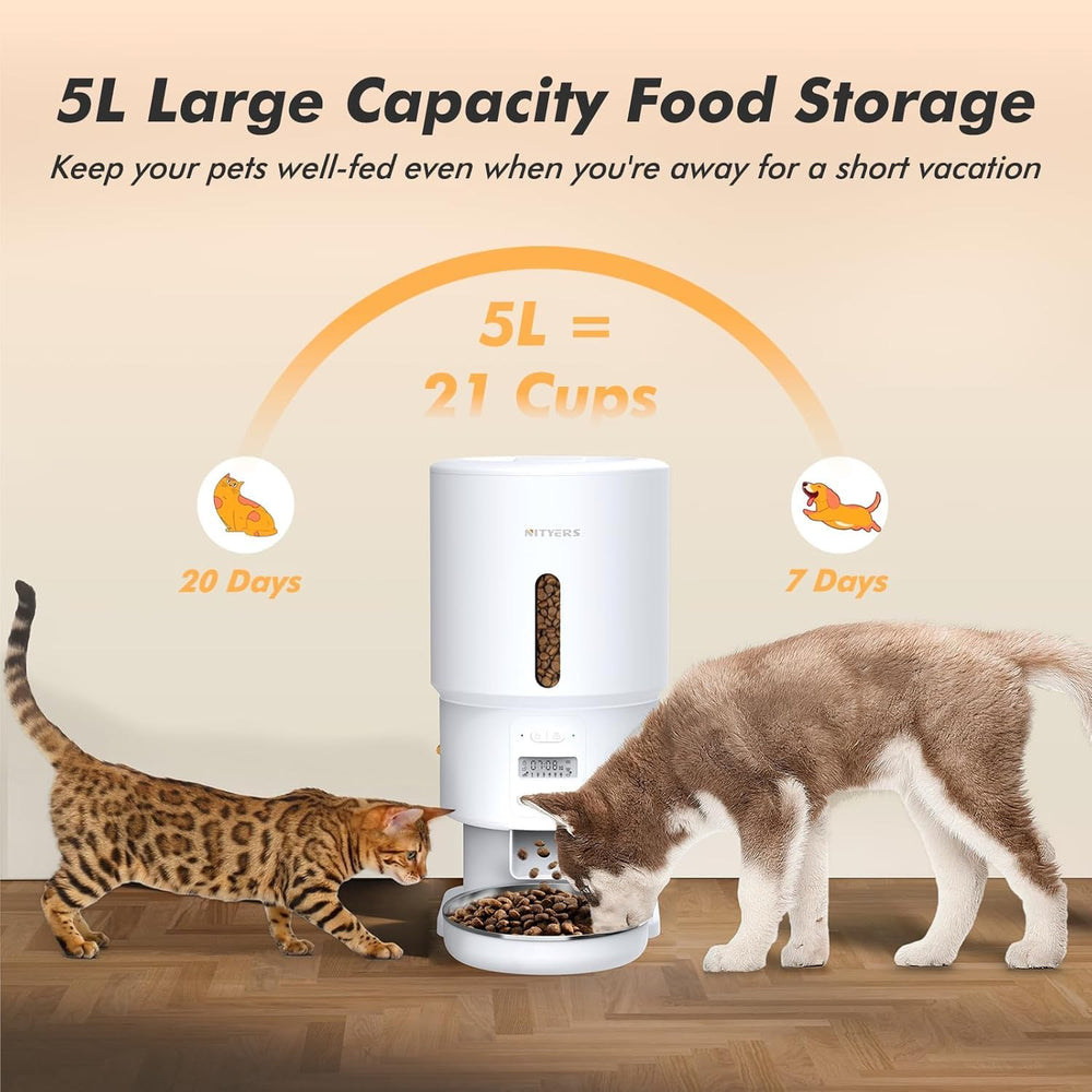 Nityers anti-jam dispensing reduces clogs for smooth feeding.