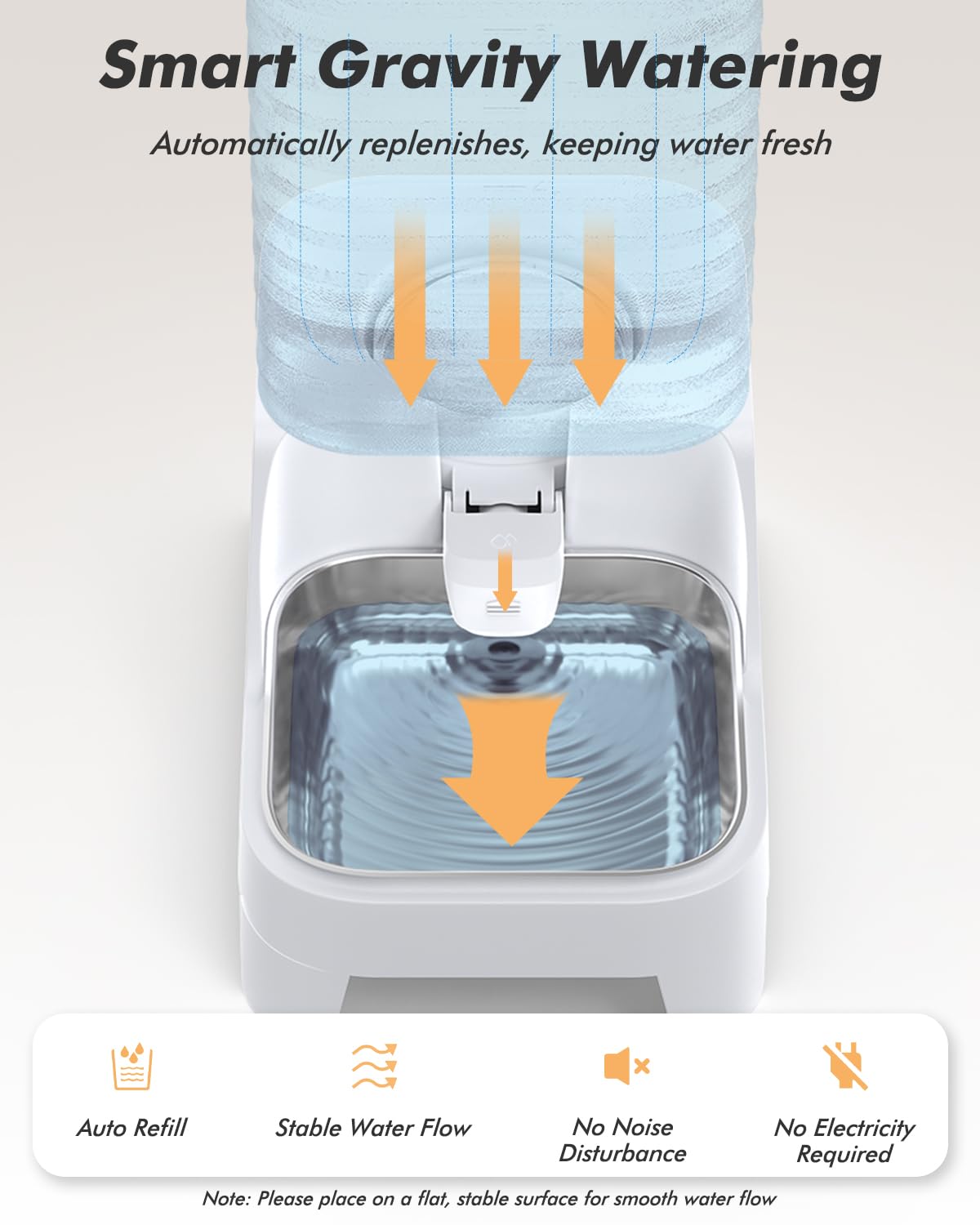 Nityers anti-slip base keeps the dispenser stable during use.