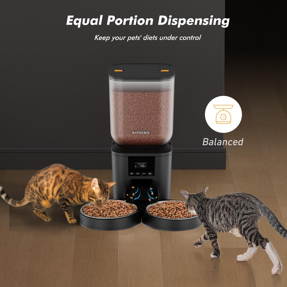 Removable parts allow thorough cleaning of hopper and bowl