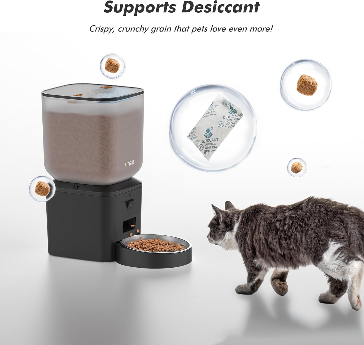 Nityers desiccant-backed lid to keep food fresh
