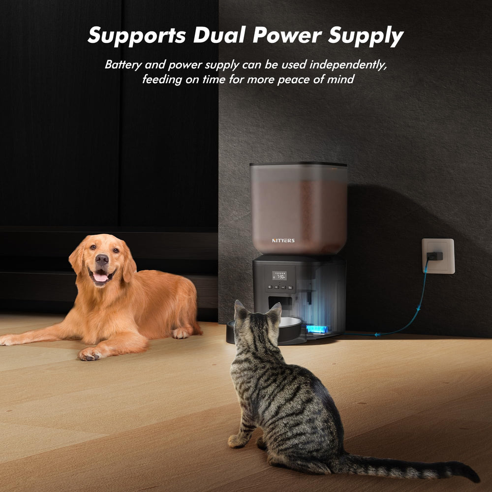 Nityers dual power supply offers backup during outages.