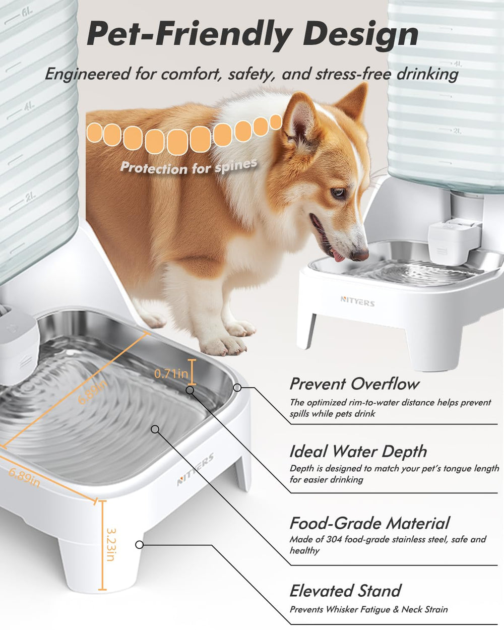 Nityers multi-layer filter system reduces impurities for cleaner hydration.