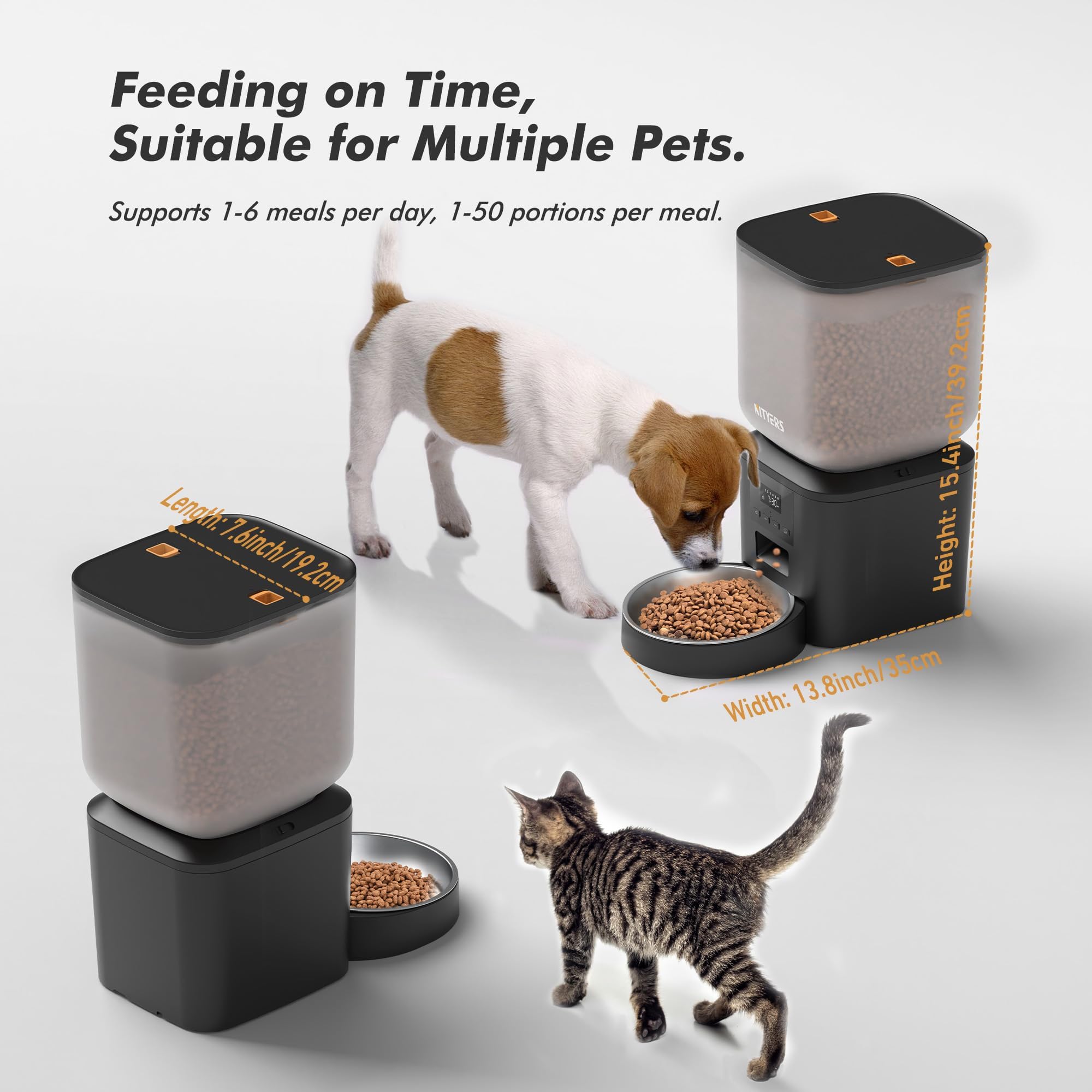 Nityers transparent food container lets you track portions at a glance.