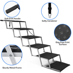 Niubya dog steps with non-slip surface secure climbing.
