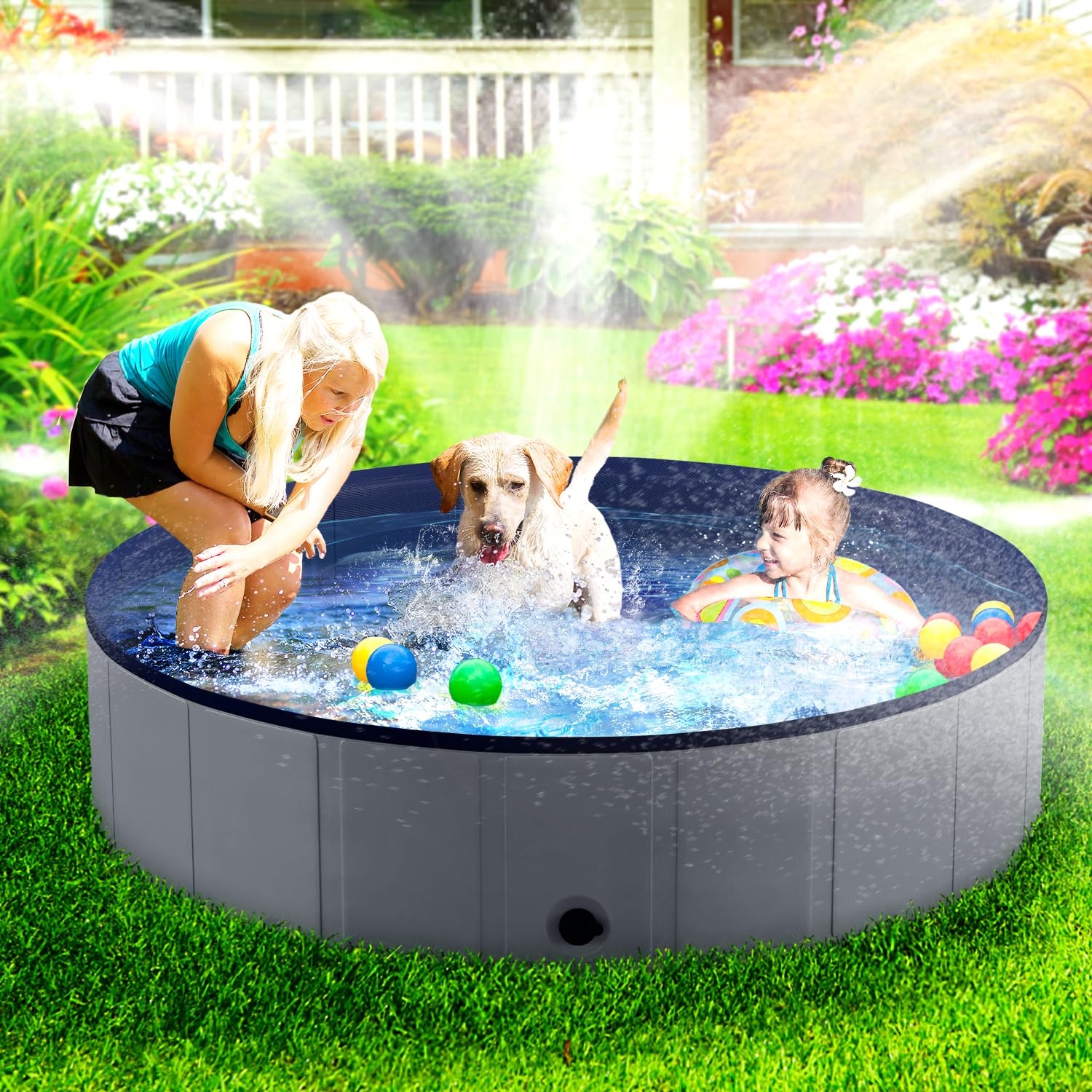 Niubya dual-wall polypropylene support stabilizes the pool
