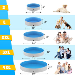 Niubya non-slip bottom helps pets stay steady during baths and splashes.