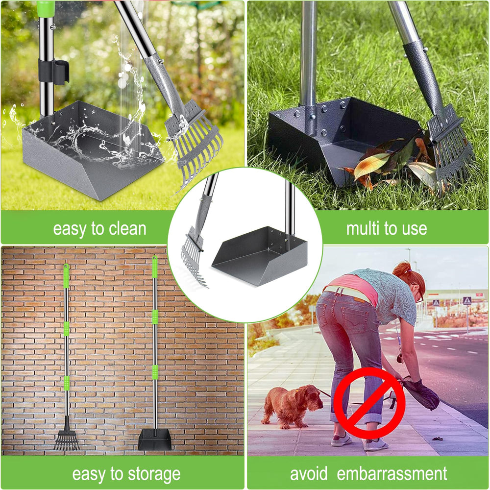 Niubya Pooper Scooper non-stick surface simplifies cleaning after use.