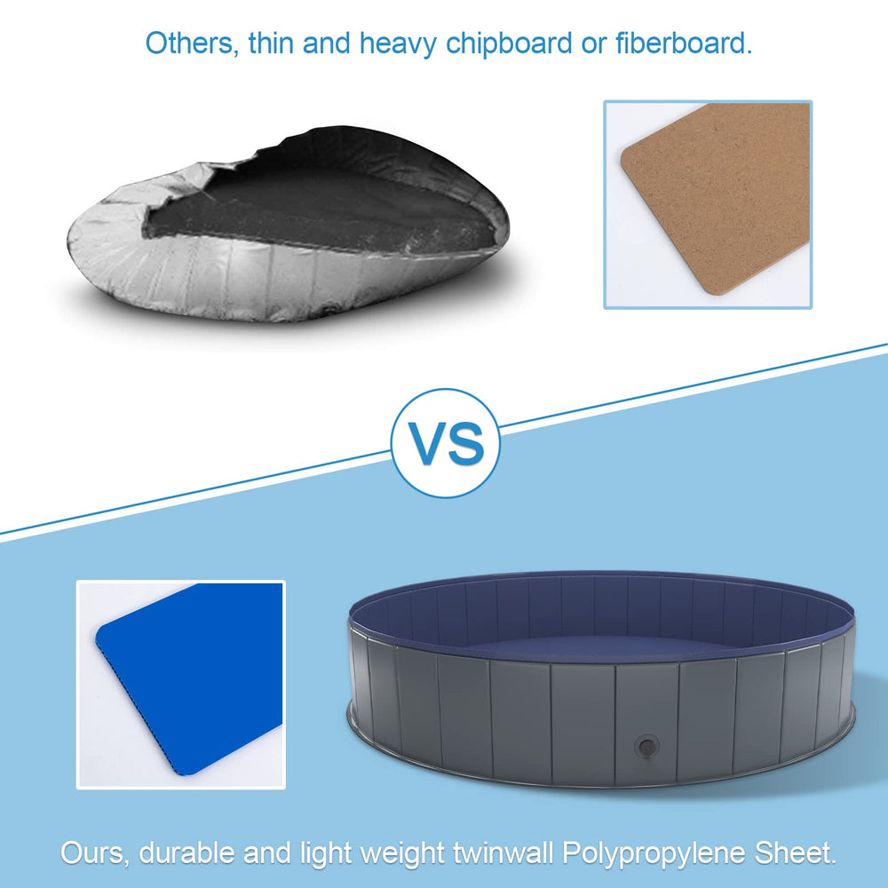 Niubya portable pet pool ideal for travel, camping, and outdoor fun