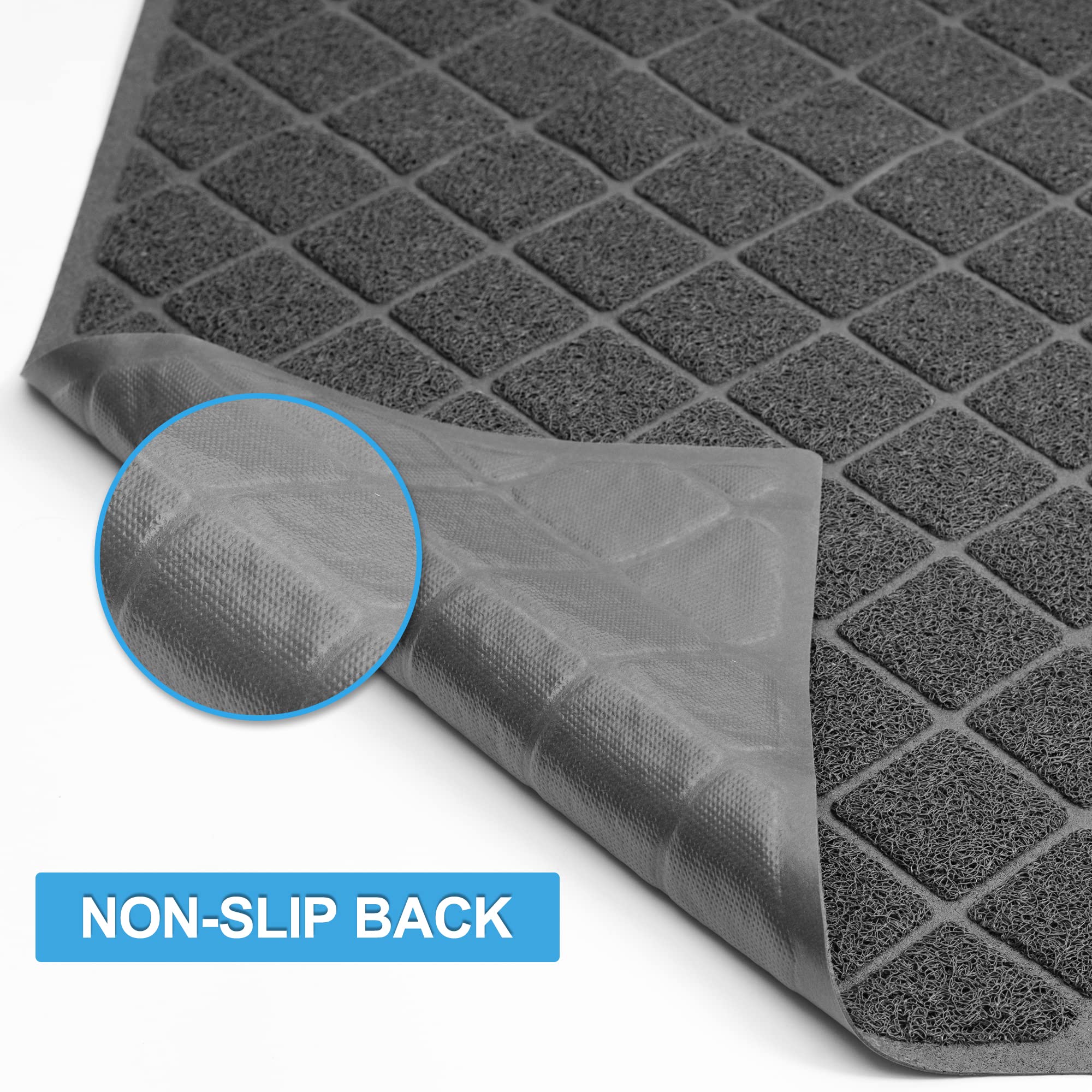 Niubya mat non-slip base keeps mat in place