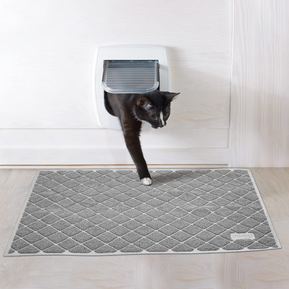 Niubya Premium Litter Mat by the box for quick cleanup.