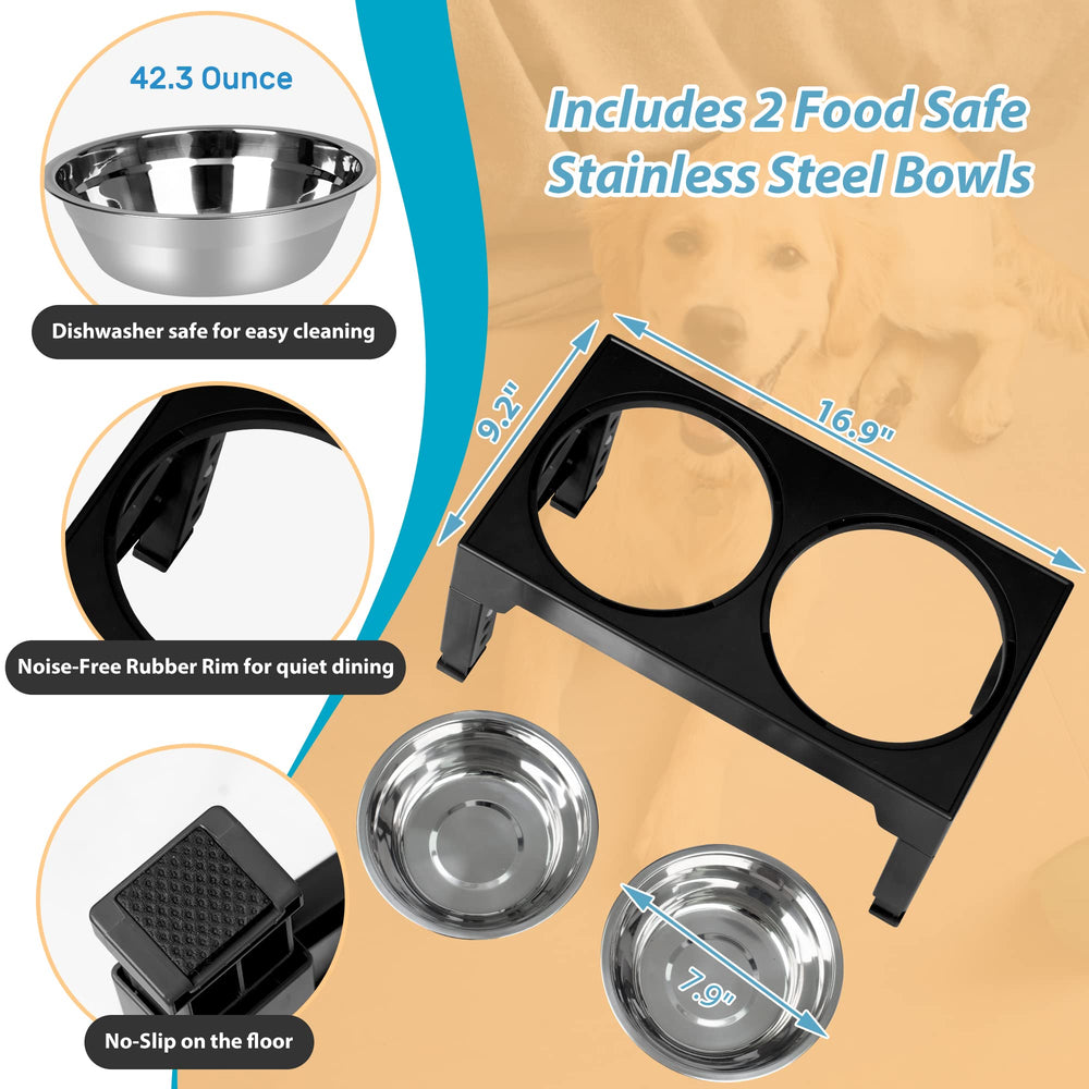 Niubya stainless steel dog bowls are durable and dishwasher safe