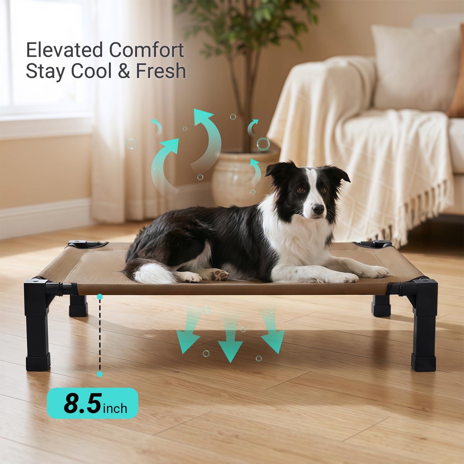 Niubya waterproof, washable fabric resists messes for outdoor use.