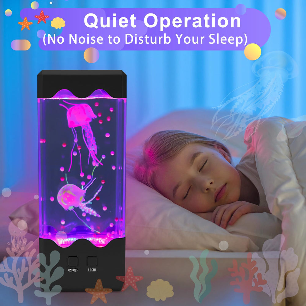 NIUFAN Jellyfish Lamp recreates lifelike jellyfish movement for a calming, low-maintenance aquarium vibe.