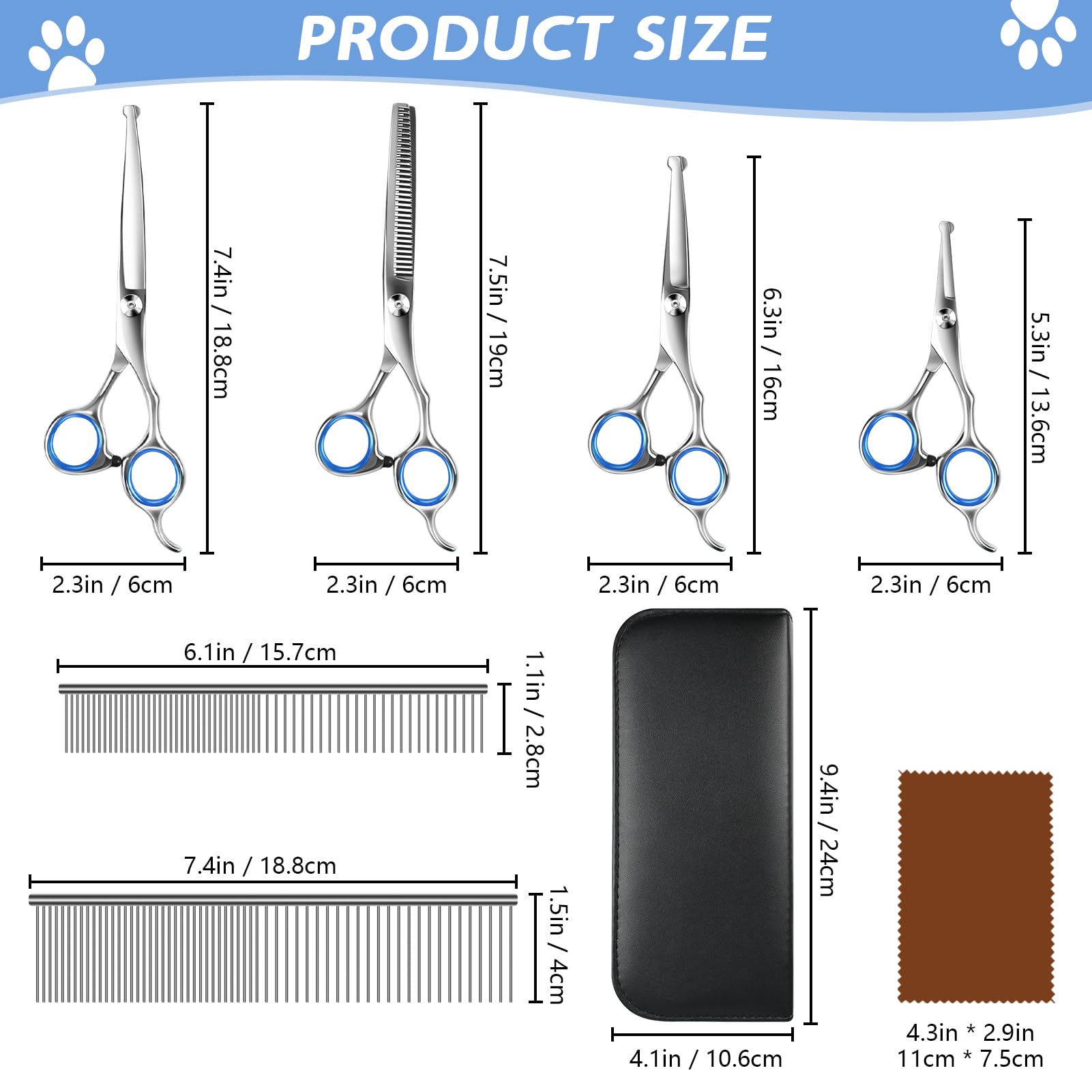 Niura round-end safety design protects pets during trimming