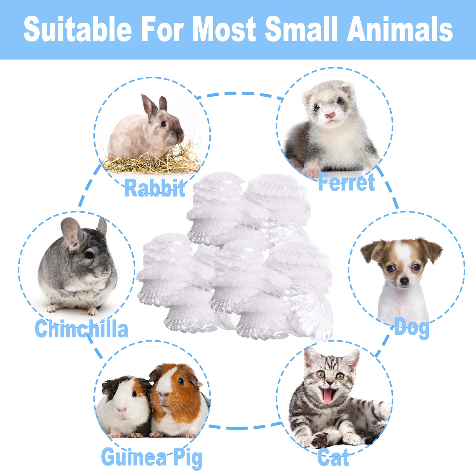 Clear liner helps observe excrement and maintain hygiene in pet cages.