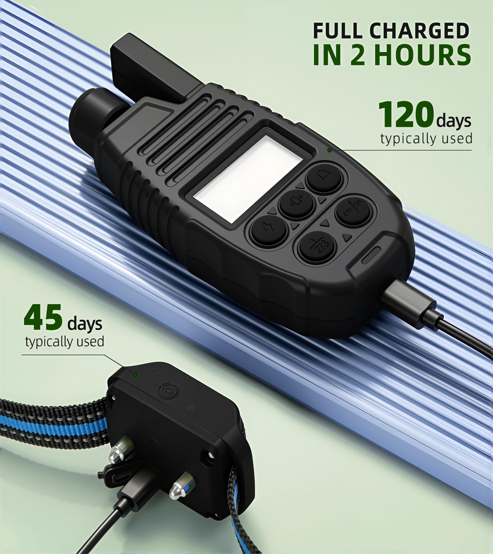 NJJAETKSP Rechargeable remote and receiver with long standby.