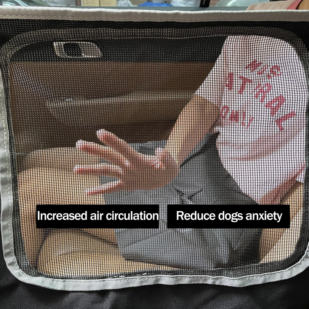 njnj dog car seat cover waterproof material protects seats from dirt and spills
