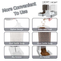 NKECOBJI gravity water dispenser side view promotes clean, automatic refills