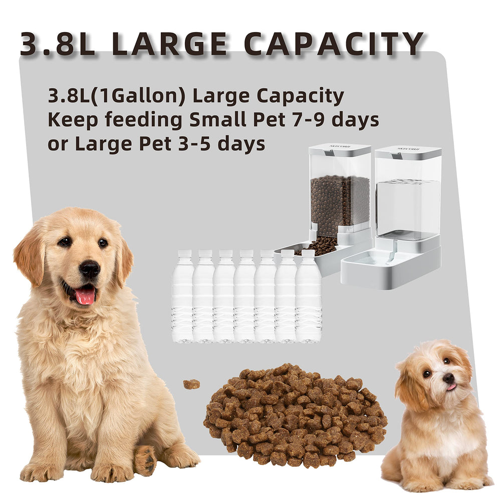 NKECOBJI large 3.8L bucket highlights long-lasting pet hydration
