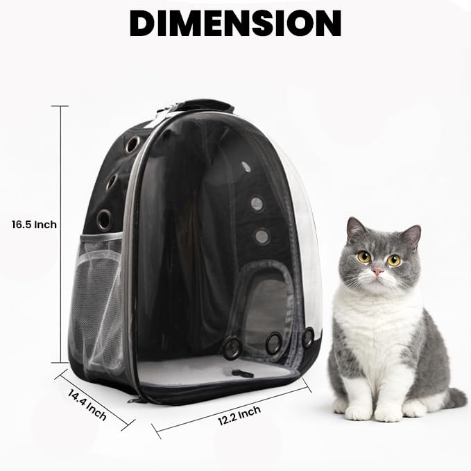 NOAH AND LYLA Cat Backpack Carrier multiway use for front, backpack, or handheld.