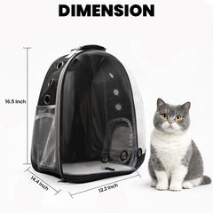 NOAH AND LYLA Cat Backpack Carrier multiway use for front, backpack, or handheld.